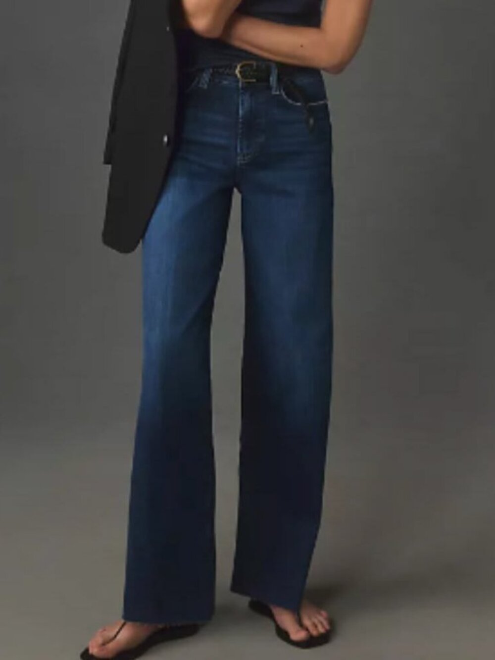Frame Le Slim Palazzo Long Jean in Geneva Sz32 EUC